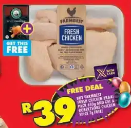 Shoprite Farmbest fresh chicken braai pack offer