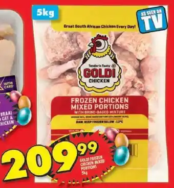 Shoprite Goldi frozen chicken mixed portions offer