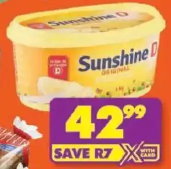 Shoprite Sunshine D original 60% fat spread offer