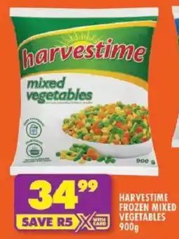 Shoprite Harvestime frozen mixed vegetables offer
