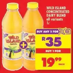 Shoprite Wild island concentrated dairy blend offer