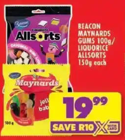 Shoprite Beacon maynards gums/ liquorice allsorts offer