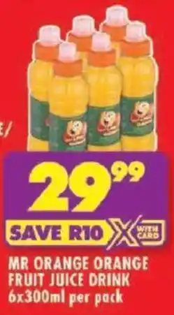 Shoprite Mr orange orange fruit juice drink offer