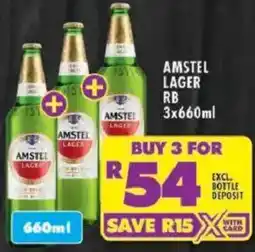 Shoprite Amstel Lager RB offer
