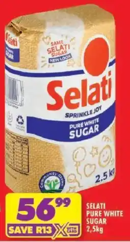 Shoprite Selati pure white sugar offer