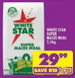 Shoprite White star super maize meal offer