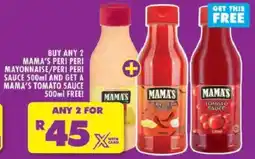 Shoprite Mama's peri peri mayonnaise/peri peri sauce offer