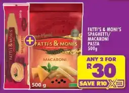 Shoprite Fatti's & moni's spaghetti/ macaroni pasta offer