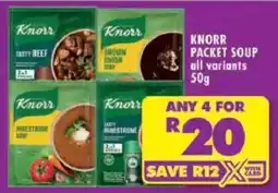 Shoprite Knorr packet soup offer
