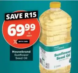 Checkers Housebrand Sunflower Seed Oil offer