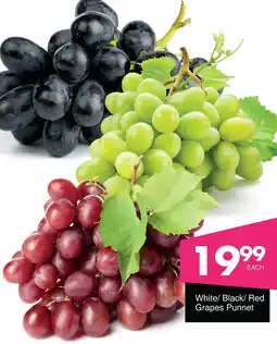 Save Hyper White/ Black/ Red Grapes Punnet offer