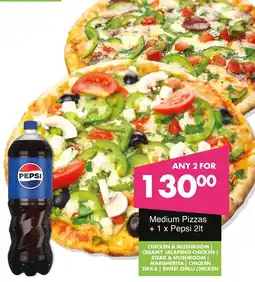 Save Hyper Medium Pizzas + Pepsi offer