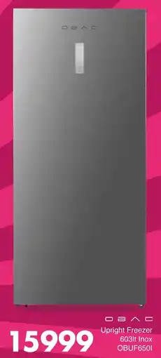 Save Hyper Obac Upright Freezer Inox offer