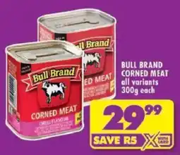 Shoprite Bull brand corned meat offer