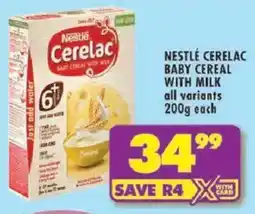 Shoprite Nestlé cerelac baby cereal with milk offer