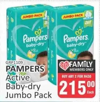 KitKat Cash and Carry Pampers Active Baby-dry Jumbo Pack offer