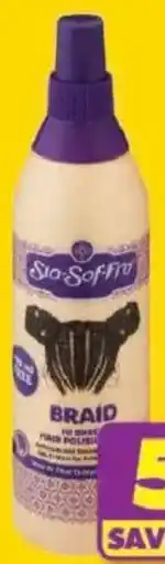 Shoprite Sta-sof-fro braid hi-sheen hair polish spray offer