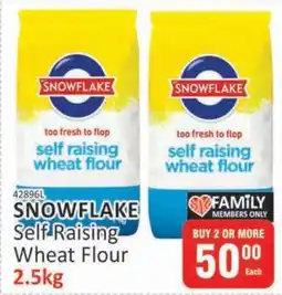 KitKat Cash and Carry Snowflake Self Raising Wheat Flour 2.5kg offer
