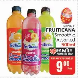 KitKat Cash and Carry FRUITICANA Smoothie Assorted 500ml offer