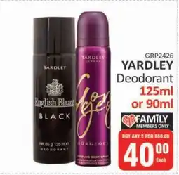 KitKat Cash and Carry Yardley Deodorant offer