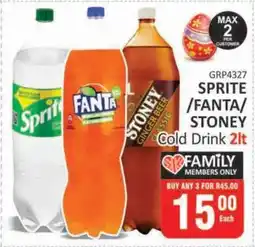 KitKat Cash and Carry SPRITE/FANTA/STONEY Cold Drink 2lt offer