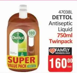 KitKat Cash and Carry DETTOL Antiseptic Liquid 750ml Twinpack offer