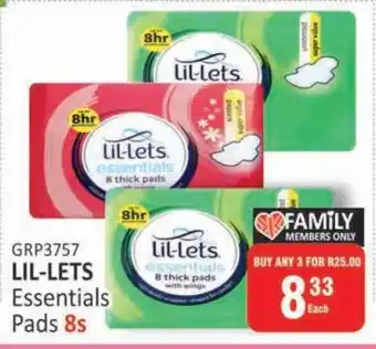 KitKat Cash and Carry LIL-LETS Essentials Pads 8s offer