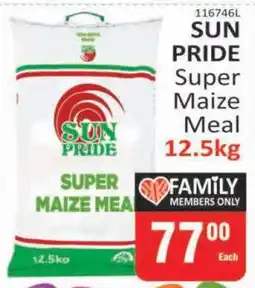 KitKat Cash and Carry SUN PRIDE Super Maize Meal 12.5kg offer