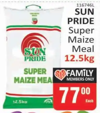 KitKat Cash and Carry SUN PRIDE Super Maize Meal 12.5kg offer