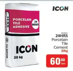 KitKat Cash and Carry ICON 24HRS Porcelain Tile Cement 20kg offer