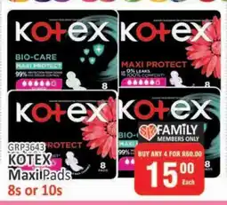 KitKat Cash and Carry Kotex Maxi Pads offer