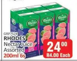 KitKat Cash and Carry RHODES Nectar Juice Assorted offer