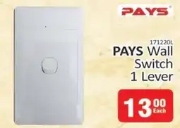 KitKat Cash and Carry PAYS Wall Switch 1 Lever offer