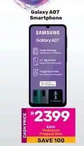 Game Galaxy A07 Smartphone offer