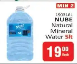 KitKat Cash and Carry NUBE Natural Mineral Water 5lt offer