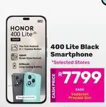 Game 400 Lite Black Smartphone offer