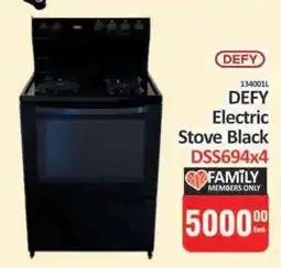 KitKat Cash and Carry DEFY Electric Stove Black DSS694x4 offer