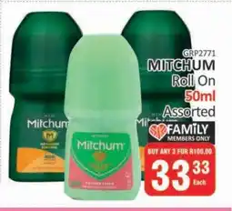 KitKat Cash and Carry Mitchum Roll On 50ml Assorted offer
