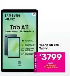 Game Samsung Galaxy Tab A11 offer