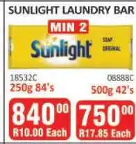 KitKat Cash and Carry Sunlight Laundry Bar 250g 84's offer