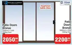 KitKat Cash and Carry Patio Doors Bronze 1500mm x 2100 offer
