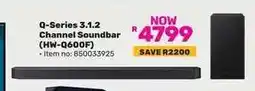 Game Q-Series 3.1.2 Channel Soundbar (HW-Q600F) offer