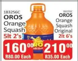 KitKat Cash and Carry OROS Orange Squash 5lt 2's offer