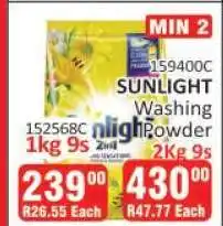 KitKat Cash and Carry SUNLIGHT Washing Powder 1Kg 9s offer
