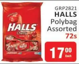 KitKat Cash and Carry HALLS Polybag Assorted 72s offer
