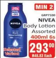 KitKat Cash and Carry Nivea Body Lotion Assorted offer