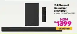Game 2.1 Channel Soundbar (HS1800) offer