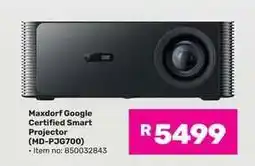 Game Maxdorf Google Certified Smart Projector (MD-PJG700) offer