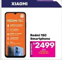 Game Redmi 15C Smartphone offer