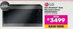 Game LG 56 L NeoChef Solo Microwave Oven (MS5696HIT) offer